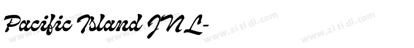 Pacific Island JNL字体转换